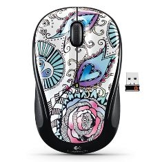 Mouse Logitech Wifi M325 Optico Floral Foray Glamour